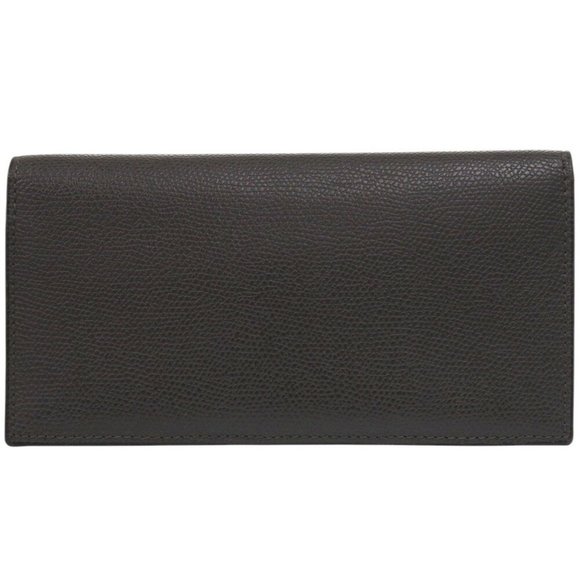 Valextra Black Leather Long Wallet 0594Valextra - Picture 1 of 9